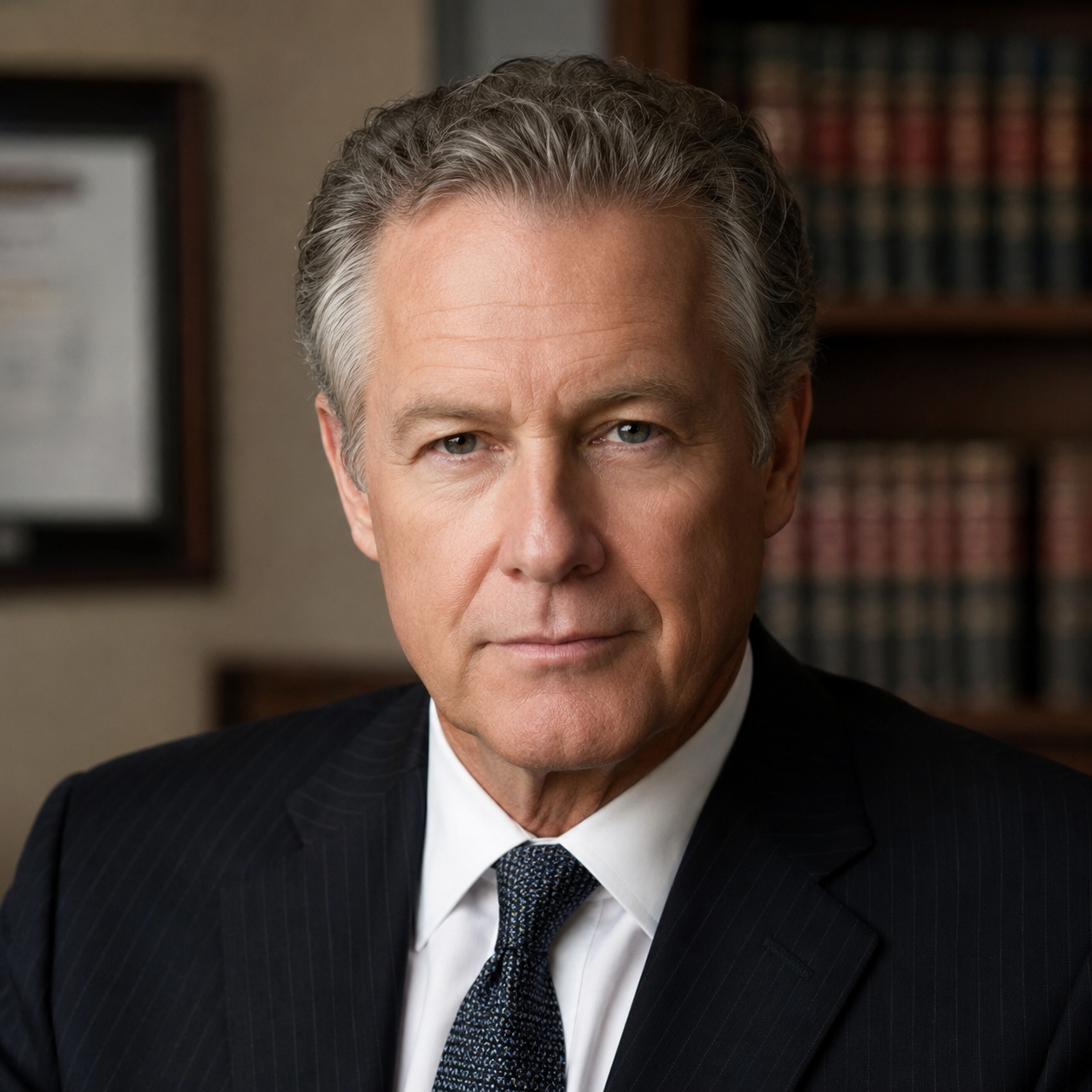 Photorealistic profile portrait representing Alan, an AI agent